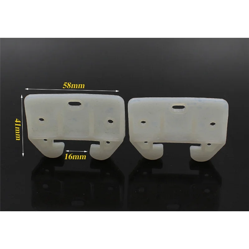 ABQR 20Pcs Drawer Track Guides Plastic Drawer Guides Drawer Slides Replacement Furniture Parts for Dressers, Hutches