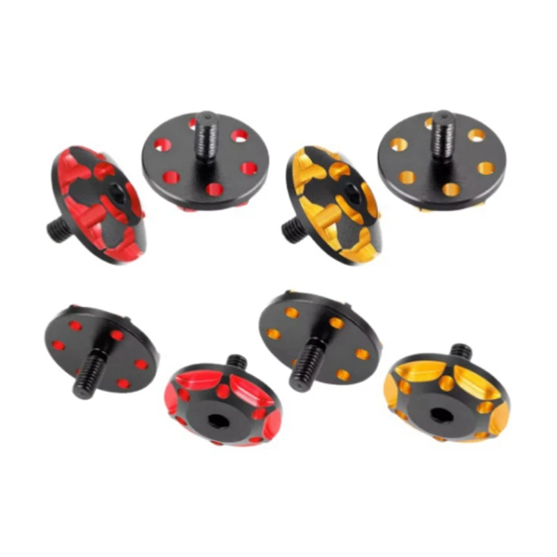 Momo 2 peças de metal m3 parafusos de fixação de junta de asa traseira para 1/8/1/10 rc carro atualização peças acessórios