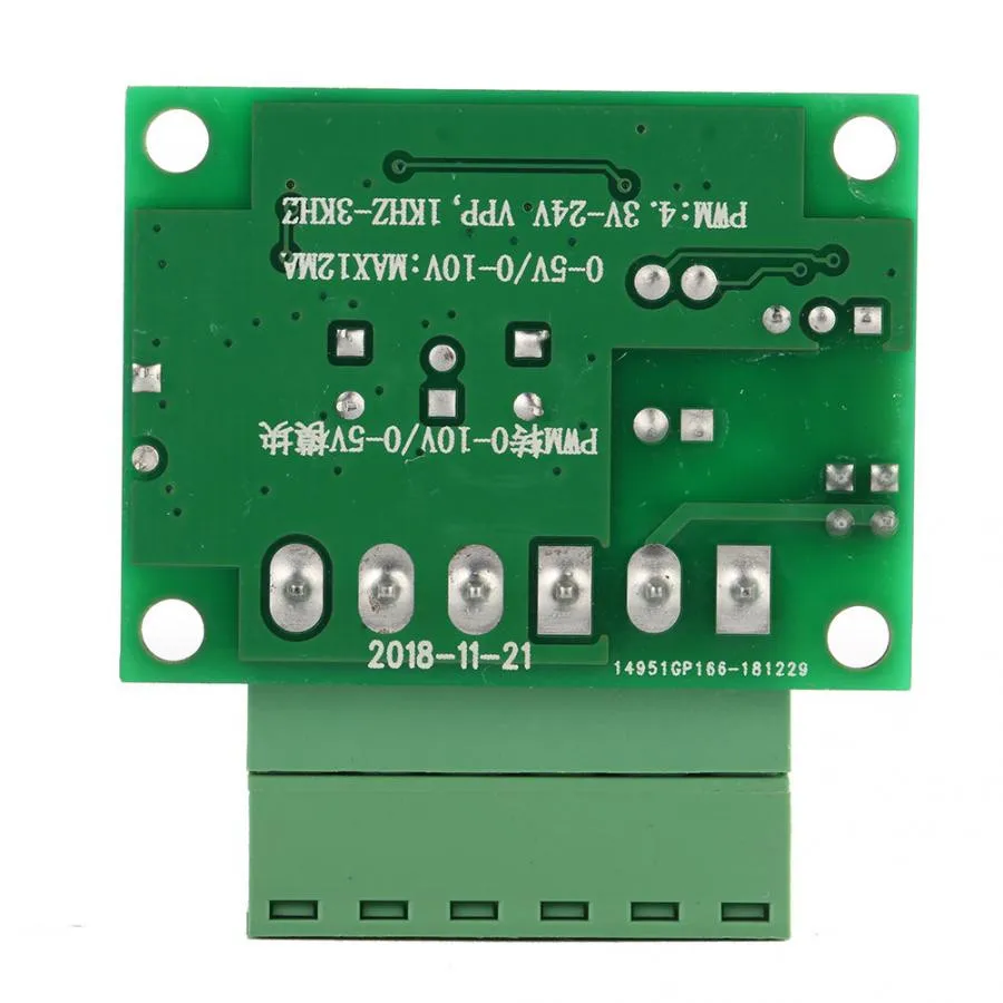 Industrial For PWM to 0-10V Converter Module 3.3P-5V Supporting 100Hz to 3kHz Frequency Range and 10mA Output Current