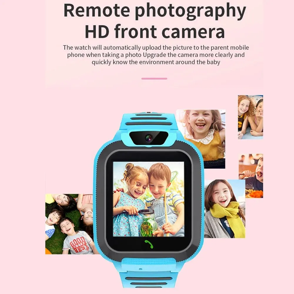 Montre intelligente étanche pour enfants, K227, appel SOS, téléphone, suivi LBS, localisation, demandes vocales, IP67, 2G