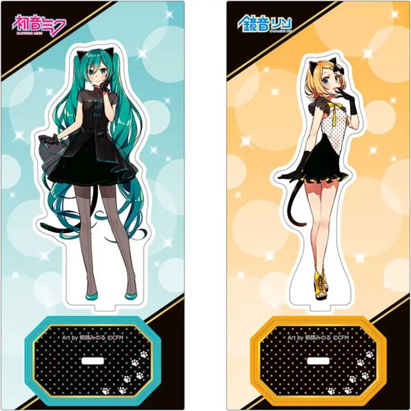 

Megurine Luka Hatsune Miku Acrylic Stand Figure Anime Peripheral Piapro Characters Kawaii Desktop Ornament
