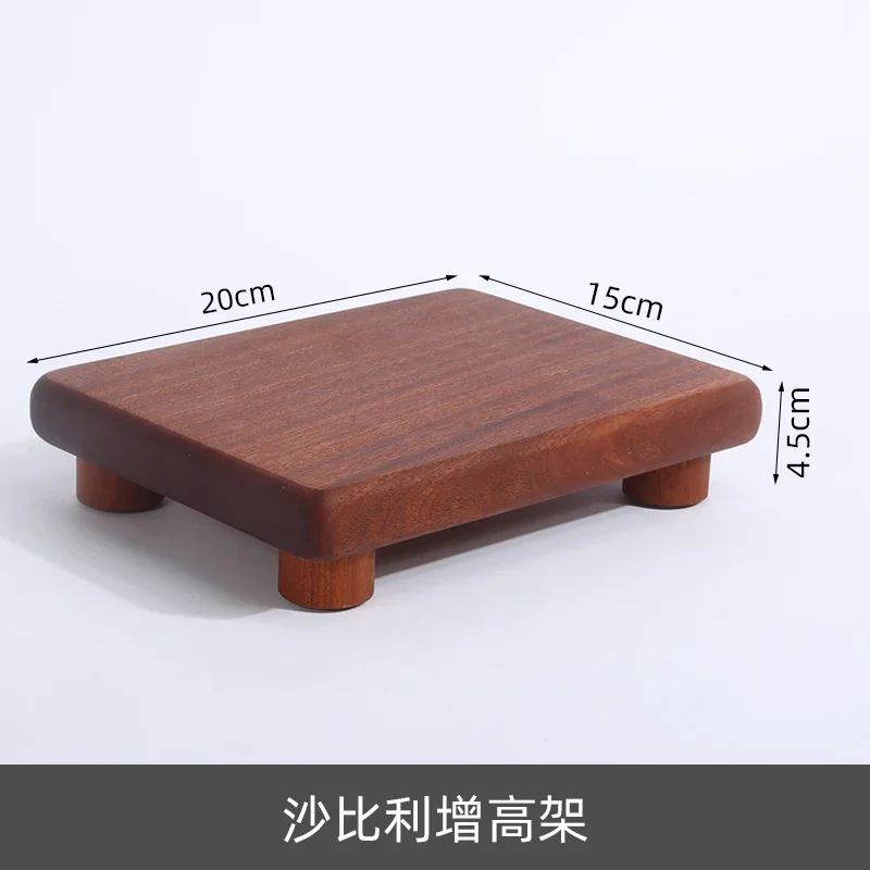 Minimalistisch hoogteverhogend rek Massief houten desktopcomputerstandaard Desktopscherm Monitorstandaard Veelzijdige scène Notebooktafel