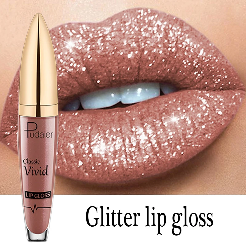 Rossetti liquidi Glitter opachi lucidalabbra lucido con diamanti lucidalabbra impermeabile a lunga durata lucidalabbra donna Lip Tint Maquillaje