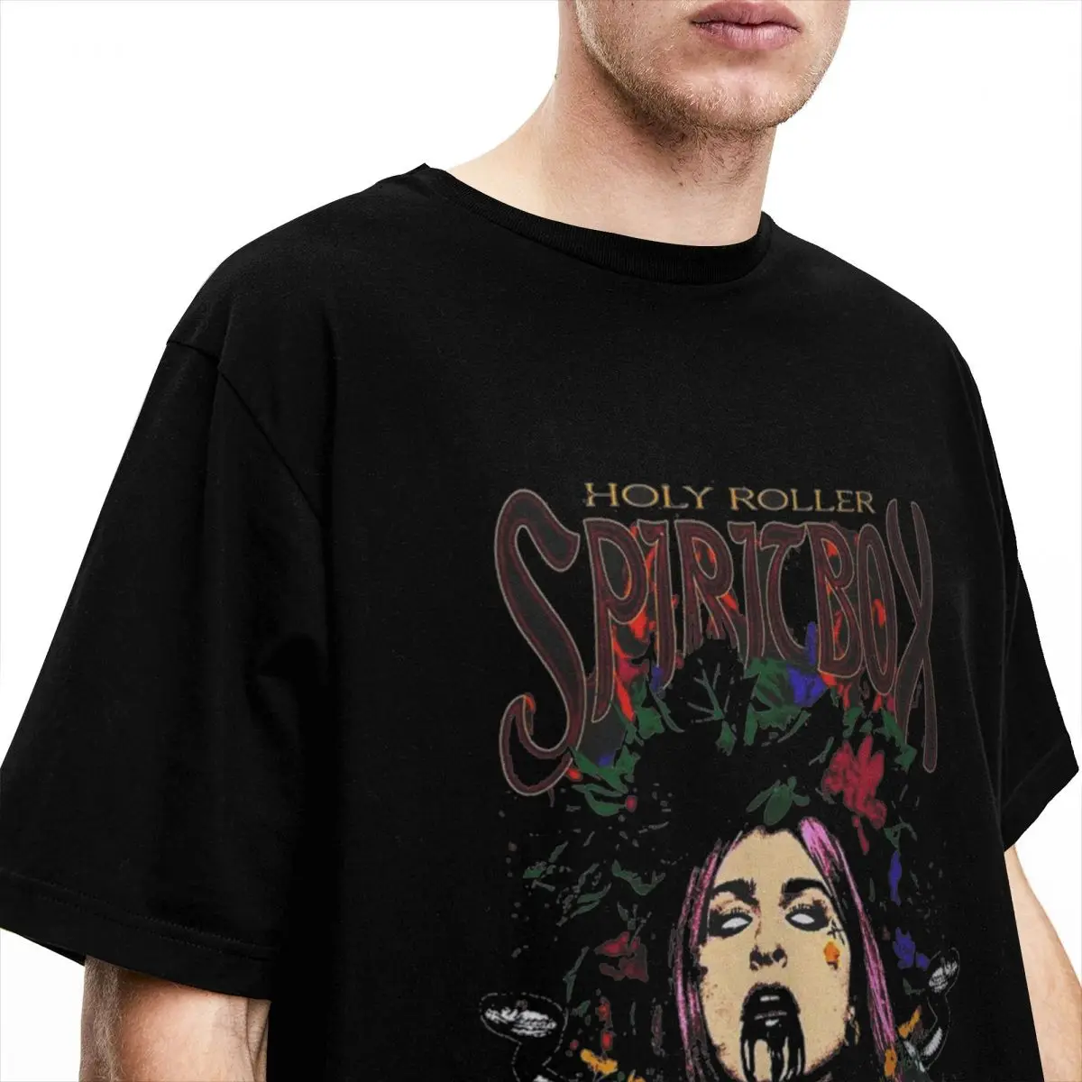 Holy Roller Spiritbox Of Live Concert Accessories Shirt for Men Women Funny Pure Cotton Unique Tops