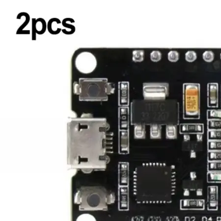 2Pcs For ESP32 Development Board Dual Core 240MHz For WiFi BT For CP2102 USB For IoT For Smart Home Embedded System Electronic C