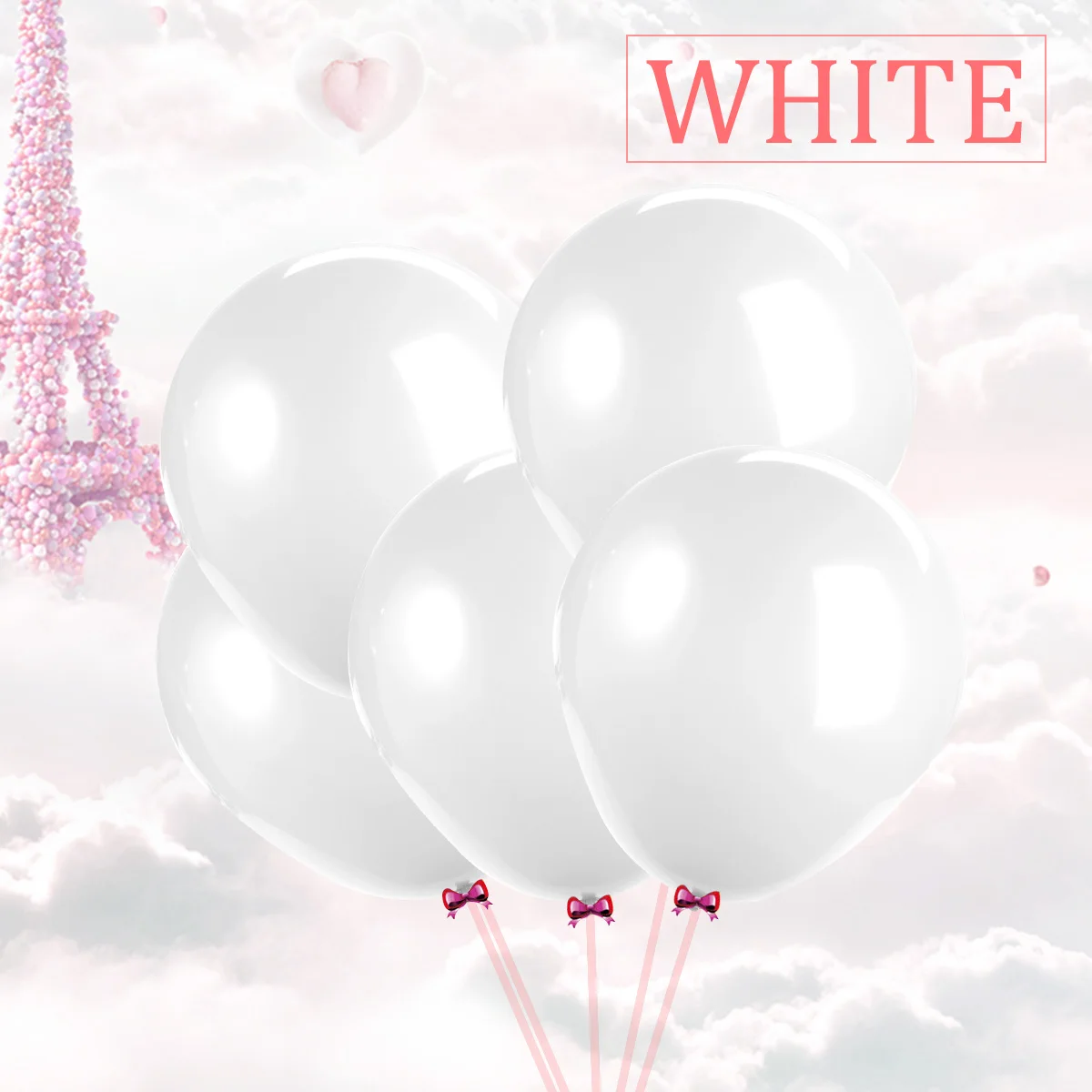 

5 Pcs Latex Balloon Round Balloons Wedding Decor for Decoration Party Extra Large