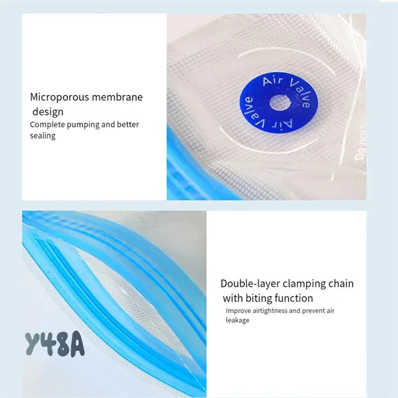 

Mini Vacuum Sealer Portable USB Rechargeable Vacuum Sealer Includes 10 Reusable Bags Ideal For Kitchen, BBQ & Travel-Y48A