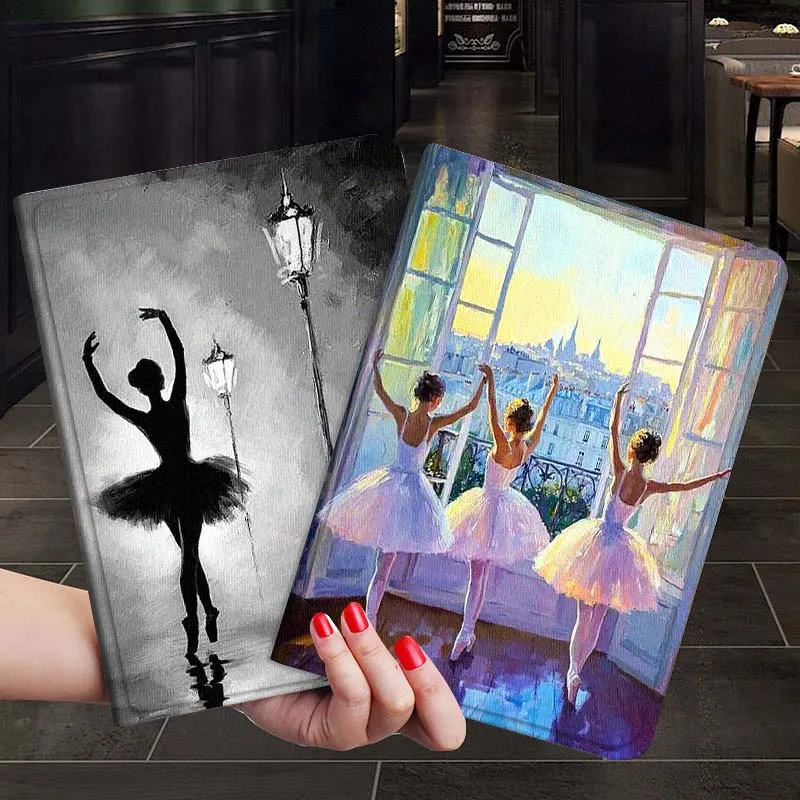 

Чехол для планшета с изображением милой аниме-девушки-балерины для Samsung Galaxy Tab S7 S8 S9 S10 FE Plus 12,4 13,1 дюймов