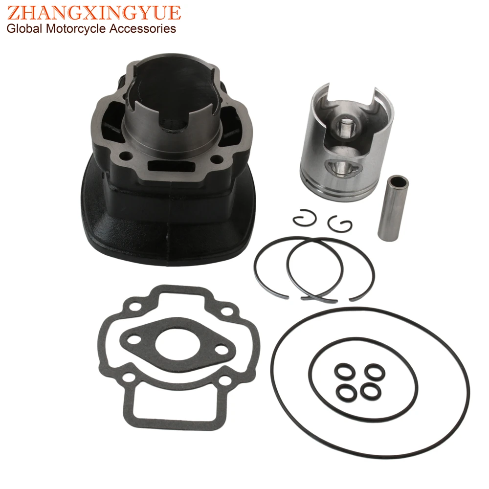 Scooter 70cc Big Bore Cylinder Kit For Piaggio 50 Nrg Extreme Rst Mc2 Zip Sp 50cc 2-Stroke 100080560 47mm 12mm