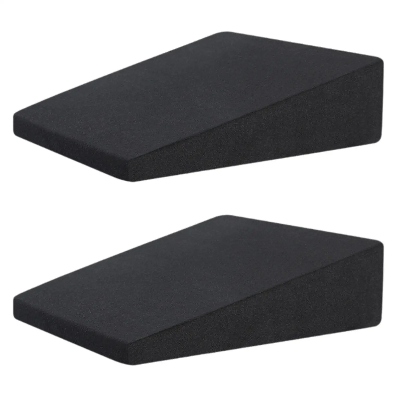 2x Car Rear Seat Wedge Cushion Backseat Leveling Mat Comfortable with Removable Cover High Resilience Auto Back Seat Leveler