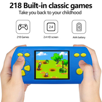 Handheld Game Console for Kids and Adults, 2.2'' Color Screen, 218 Classic Retro Video Games, Mini Arcade Electronic Toy BTJ