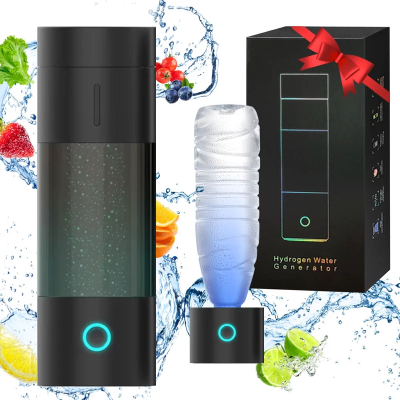 

Hydrogen H2 Rich Water Cup Portable SPE PEM H2 Water Electrolysis Hydrogen Water Ionizer Generator Bottle Maker Dropshipping