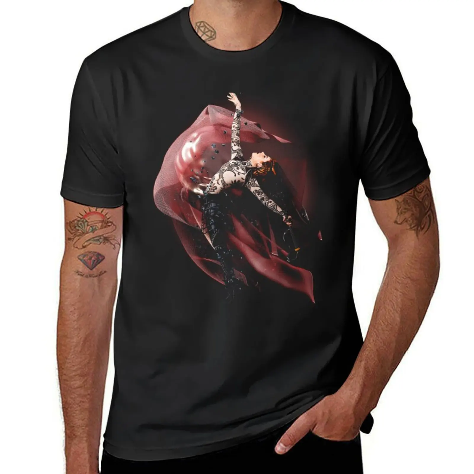 LINDSEY STIRLING T-Shirt heavyweights tops anime clothes plus size tops workout shirts for men