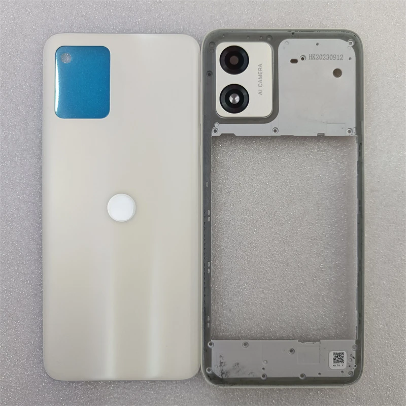 

Full Housing Case For Motorola Moto E13 Middle Frame Cover+Battery Back Cover Rear Door Cover With Camera Lens Replace