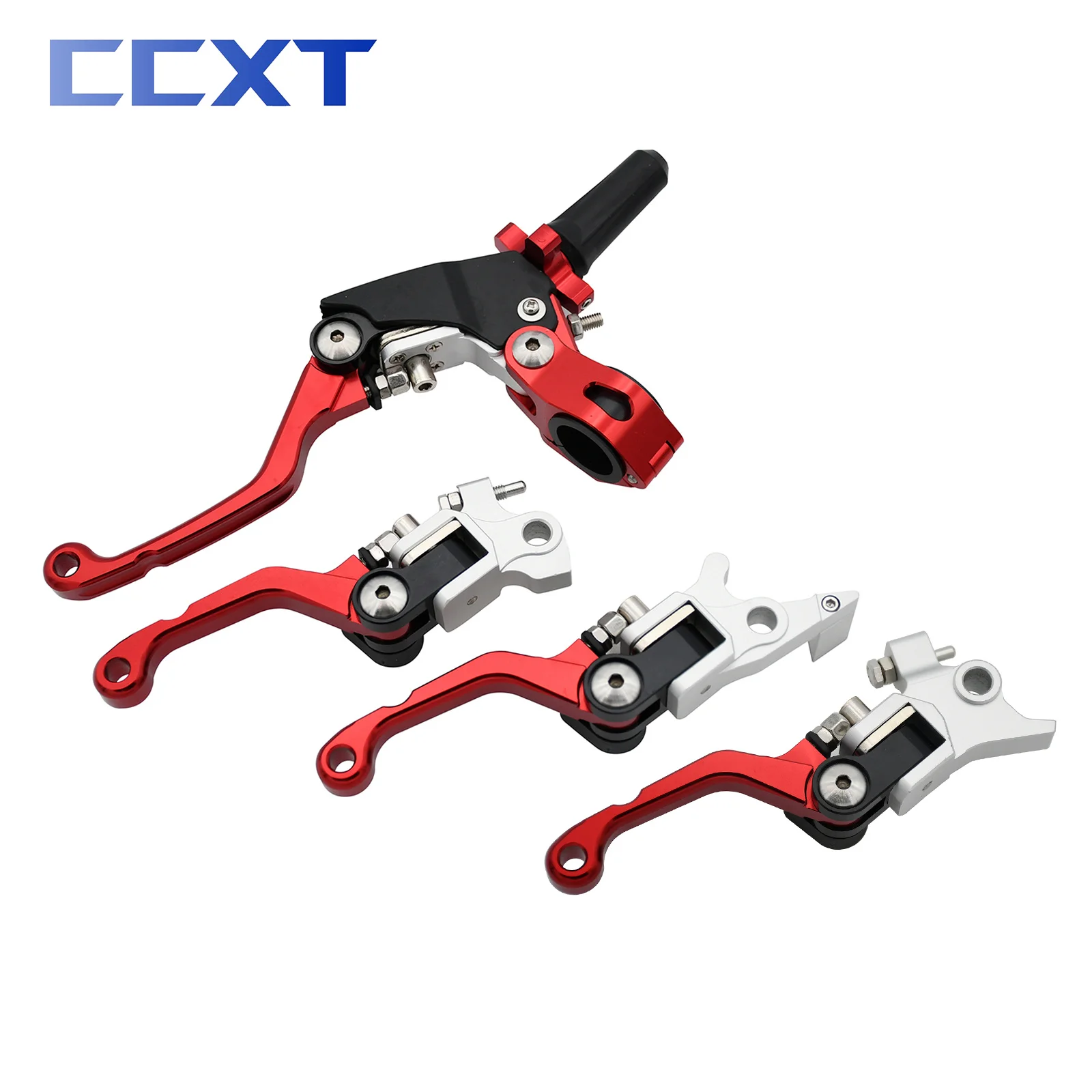 CNC Aluminum Clutch Brake Levers For Kayo T2 T4 T6 K2 K6 K6R KT250 For KTM EXC EXCF SX SXF XC Honda CRF Yamaha Kawasaki Suzuki