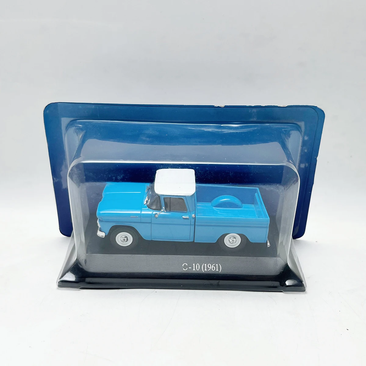 ixo-1-43-scale-diecast-alloy-blue-chevrolet-c10-pickup-truck-1961-toys-cars-model-classics-adult-gifts-souvenir-static-display