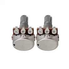 Knurled Split Shaft Guitar Potentiometers 10pcs #6