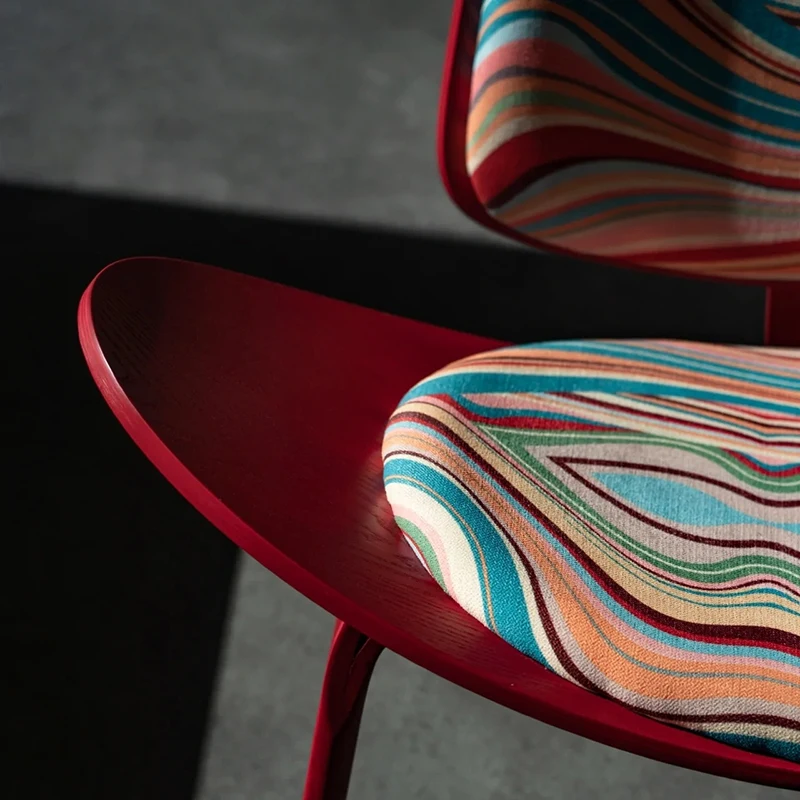 كرسي ابتسامة واحدة على شكل طائرة مصمم على شكل مثلث كرسي على شكل صدفة كرسي غرفة المعيشة التفاوض أثاث الترفيه المنزلي