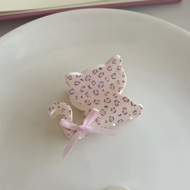 Cute Girl Bow Floral Small Jaw Clip Sweet Temperament Shark Clip High Sense Hair Clip Hairpin Hair accessories