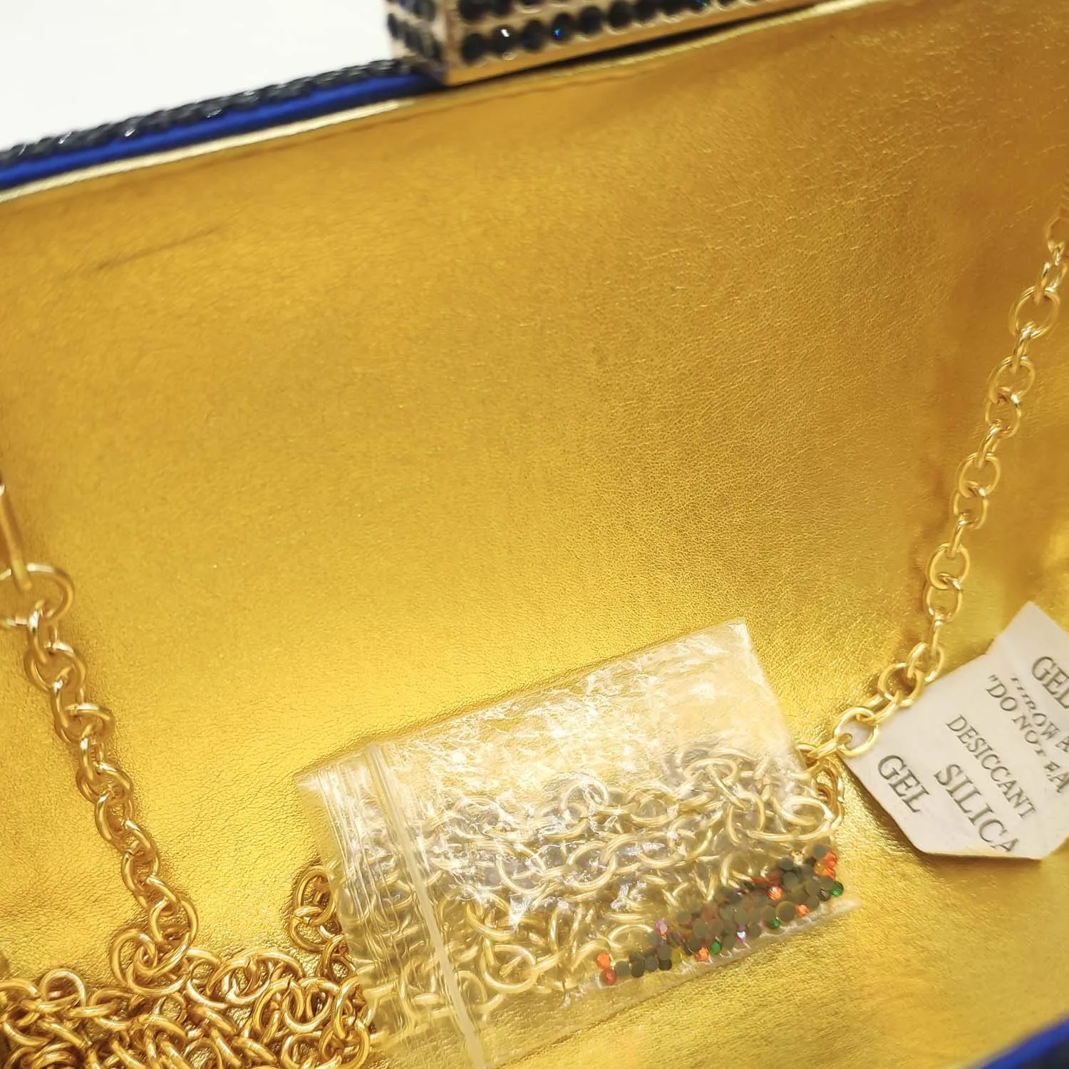 Neuheit Toucan Vogel Frauen Kristall Abendtaschen Strass Box Schminktäschchen Clutch Party Cocktail Handtasche Diamant Kette Geldbörse – Detail 7