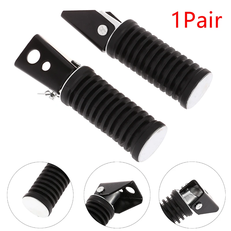 2Pcs Motorcycle Rear Footrests Motorcycle Foot Pegs Compatible With Suzuki GS125 GN125 Motocross Motorcycle Accessories Pedals