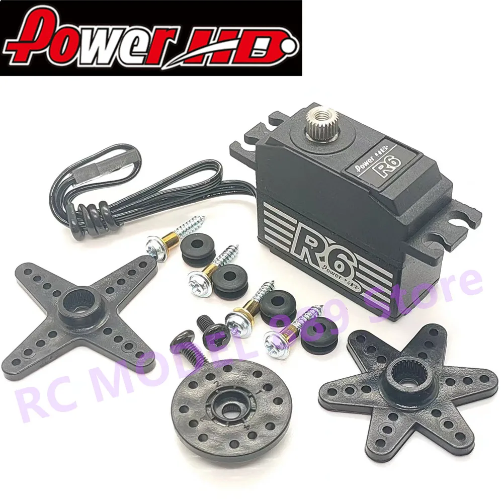 Power HD 1/12 Pancar special steering gear R6 Servo compatible with 500 helicopters and Mono1 RC Boat