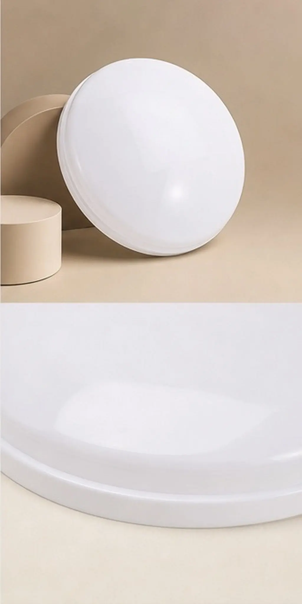 4pcs LED Ceiling Light Shade PVC Material Round Bulb Diffuser Lamp Covers For Corridor Balcony Hallway Lighting Accessories