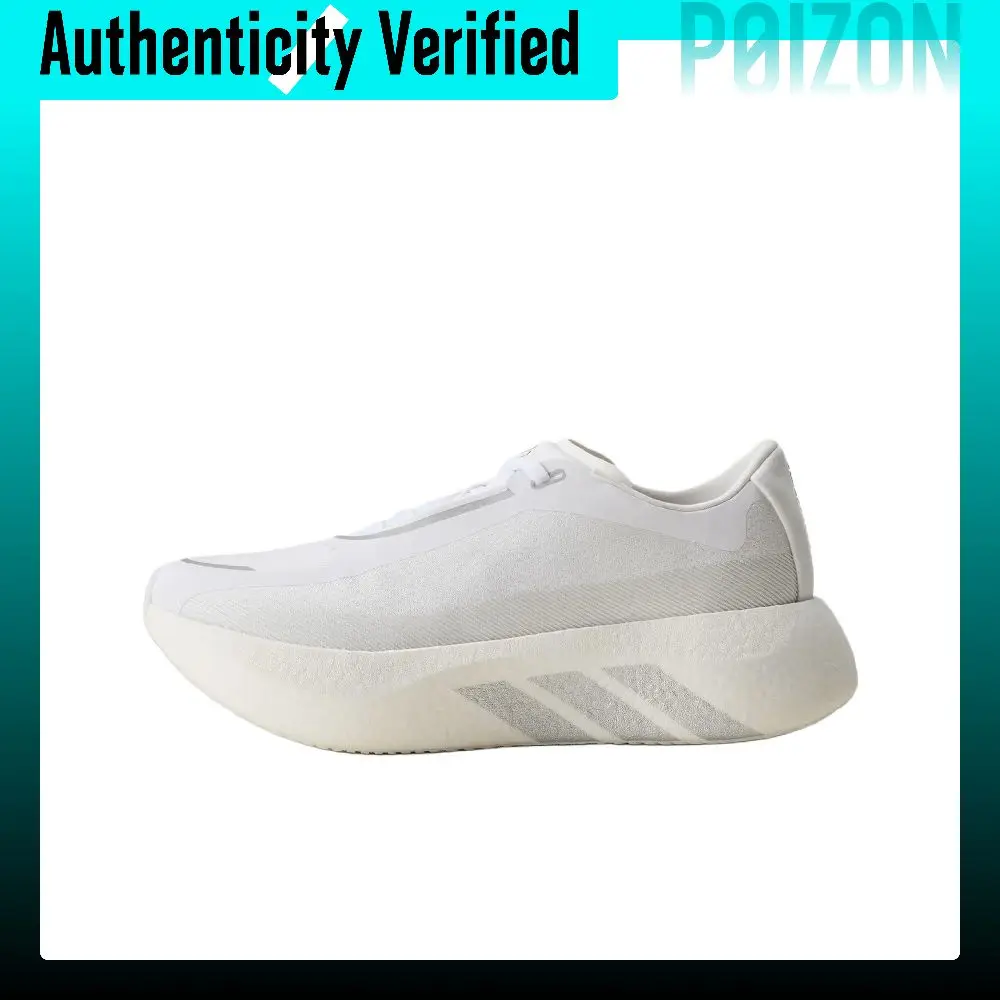 Adidas Hyperboost Edge Running Shoes Men's Cloud White/Silver Metal/Zero Degree Metallic KI4393