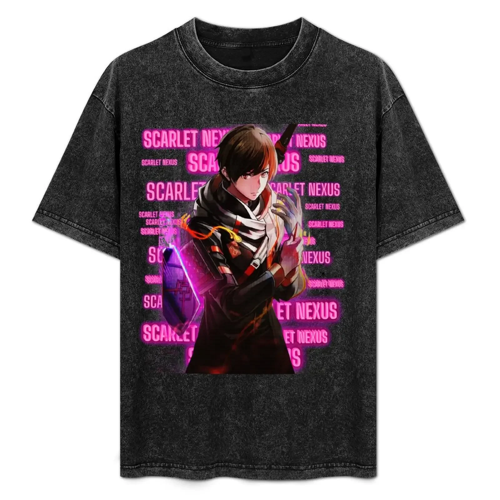 

Scarlet Nexus Tshirt - Kasane Anime Tshirt - ScarletIphone Case T-Shirt T-shirts oversize rapper graphic tees men workout shirt