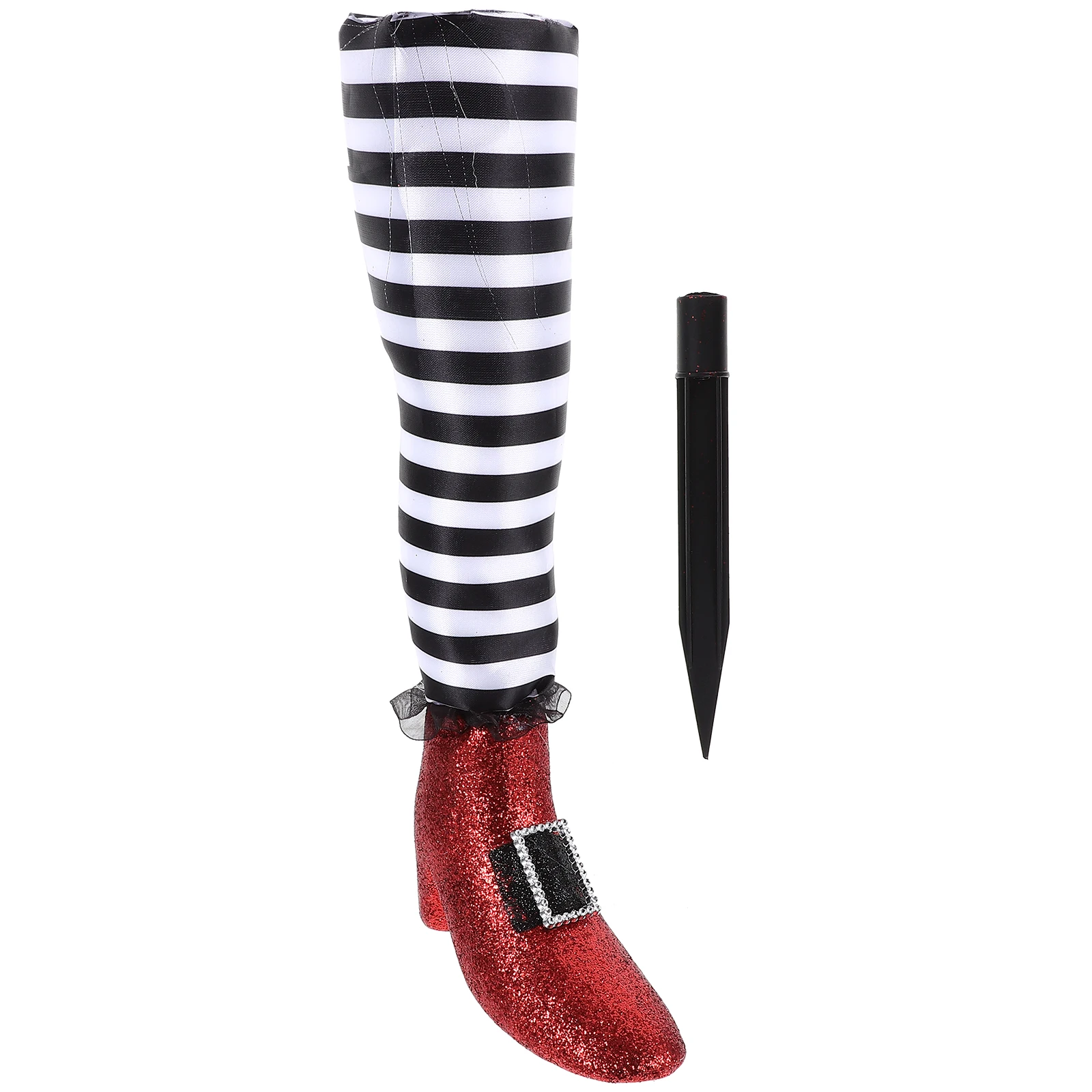 

Halloween Witch Decoration Black White Outdoor Yard Garden Lawn Party nament Party nament Prop Stakes Reusable