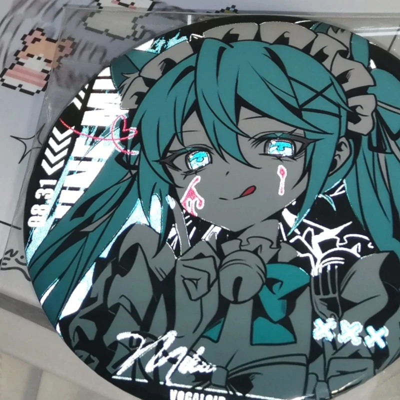 

Новинка Hatsune Miku значок аниме периферийный Cute брошка мультфильм японский Kawaii DIY Itbag аксессуары для одежды