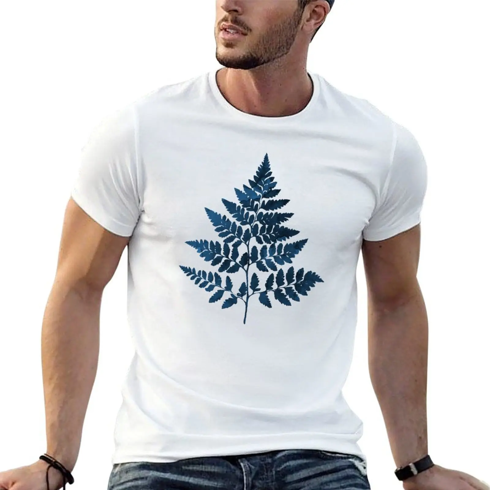 

Fern Leaf T-Shirt man tshirt cotton t shirt man T-Shirt