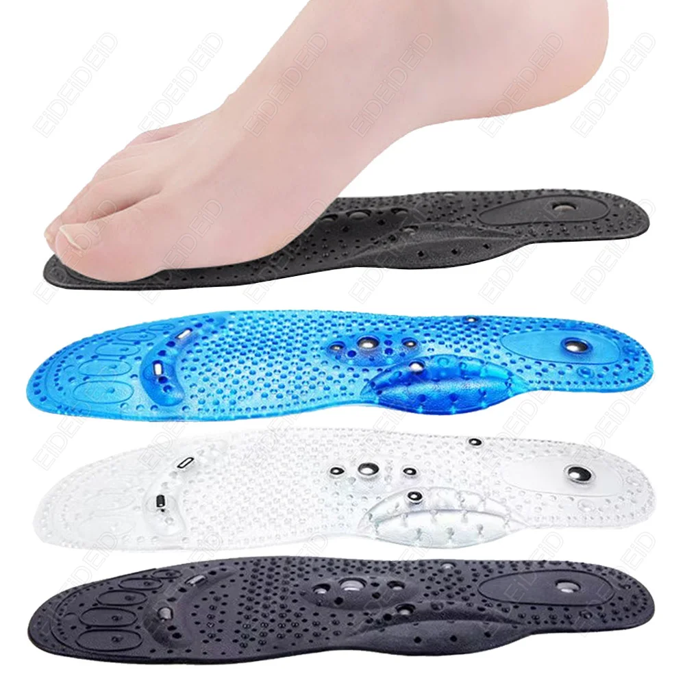 EID Weight Loss Acupressure Insoles Magnetic Massage Silicone Slimming Pain Relief Foot Therapy Long Lasting Breathable For All