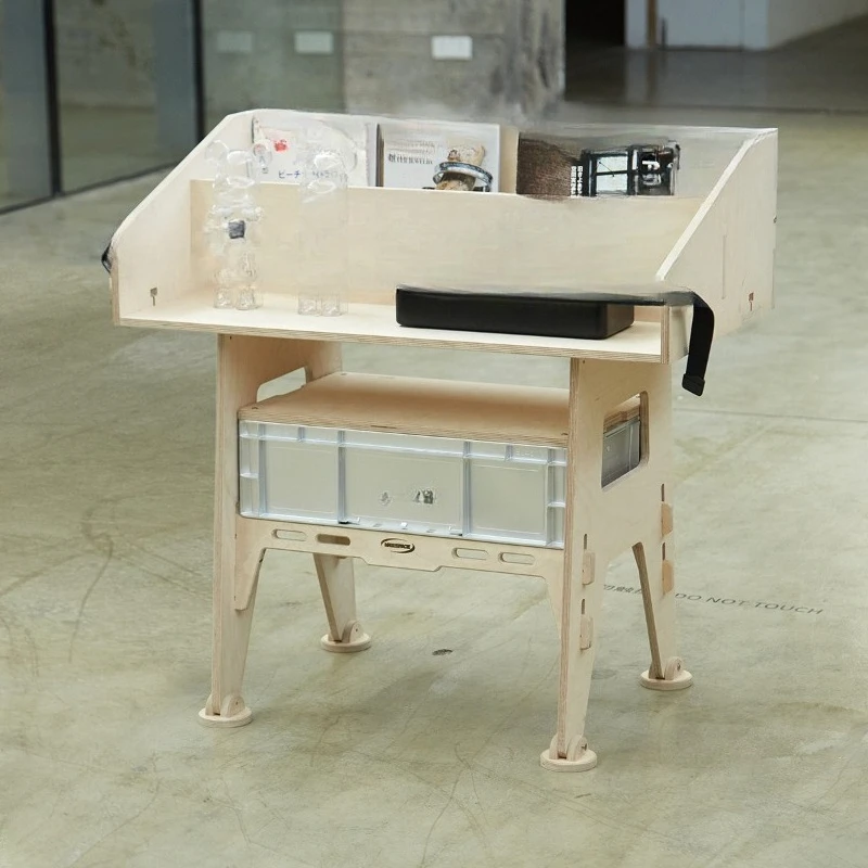 

Magazine Rack Vinyl Record Storage Coffee Shop Solid Wood Floor-to-ceiling Display Locker Rack
