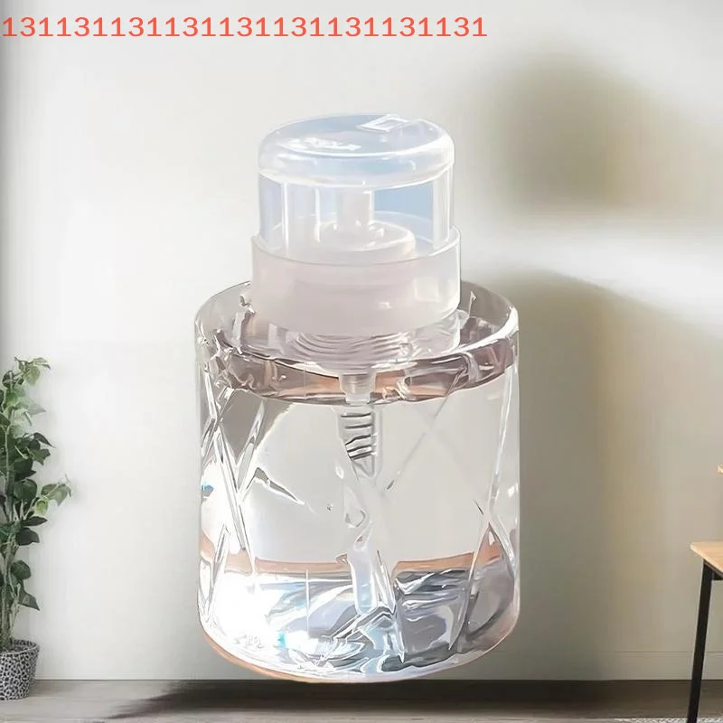 موزع مضخة فارغة قابلة لإعادة الملء وقابلة للقفل، منظف مانيكير الأظافر، حاوية مزيل المكياج، زجاجة ضغط للاستخدام الشخصي #3