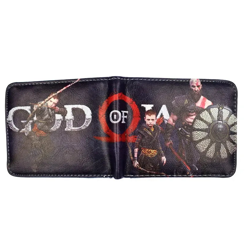 New Arrival Game God of War 4 Wallet Kratos Design Short Purse Coin Purses