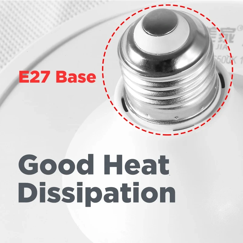 E27 LED Light Bulb 110V 220V Ceiling Lamp 30/40/50/60/65W Spotlight Super Bright Bulb for Indoor Garage Kitchen Lighting Bulbs