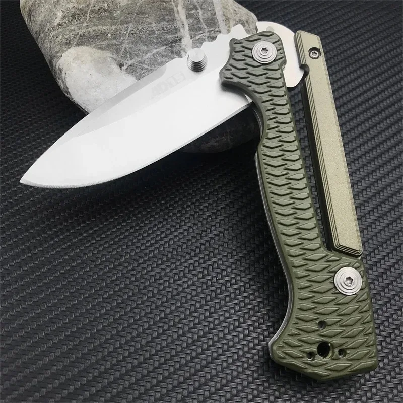 1PC Stainless Steel Folding Knife, Fruit Knife, Outdoor Camping Knife, EDC Portable Pocket Knife, High Hardness Cutting Knife