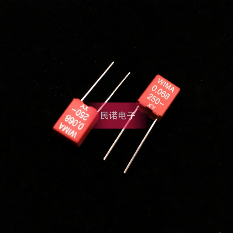 5/10/50pcs German WIMA Film Capacitor MKS2 250V 0.068UF 683 68NF Pitch 5mm Audio passive capacitor