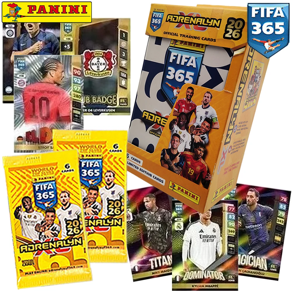 original-panini-2026-fifa-365-rare-collection-cards-football-match-creative-cards-fans-cherish-peripherals-festival-share-toys