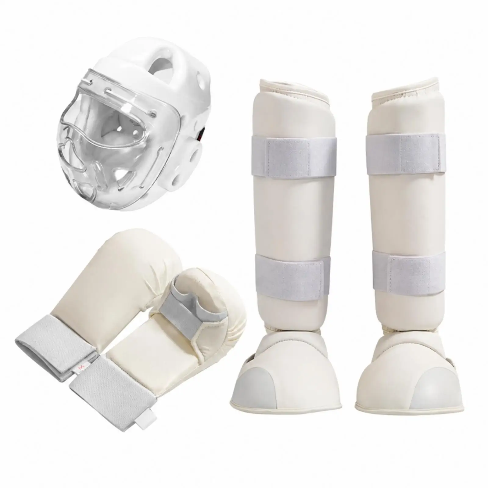 Martial Arts Training Headguard with Vent Holes and Foam Liner for Karate Kickboxing Sparring