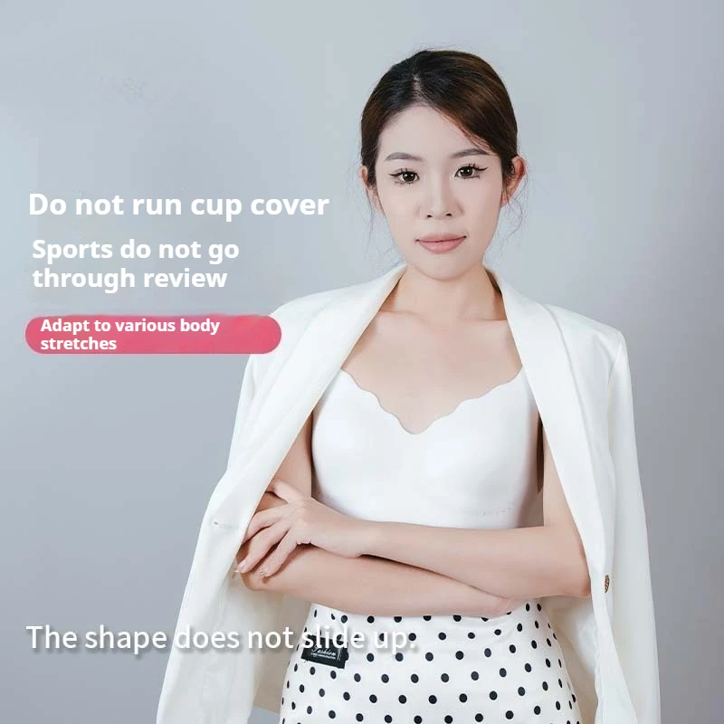 حمالة صدر سيليكون للنساء صدر كبير مثير حمالة صدر للسباحة ظهر جميل قطعة واحدة سلس غير مرئي بدون حلقة فولاذية بيكيني صيفي للشاطئ جديد