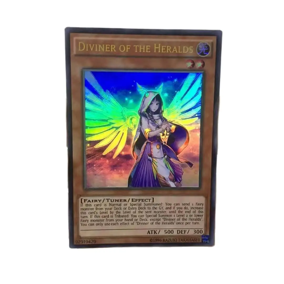 

Yu-Gi-Oh DIY Special Production YO01-JP001 Diviner of the Heralds Hobby Collection Card （Not original）