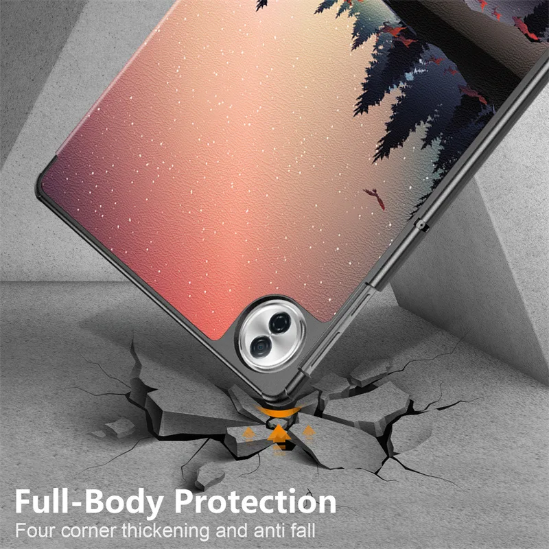 Dreifach Faltbare Hülle für Honor Pad 10 12,1 Zoll mit Auto-Wach-/Schlaf-Funktion Stoßfeste Kunstleder-Abdeckung für Huawei – Detail 8