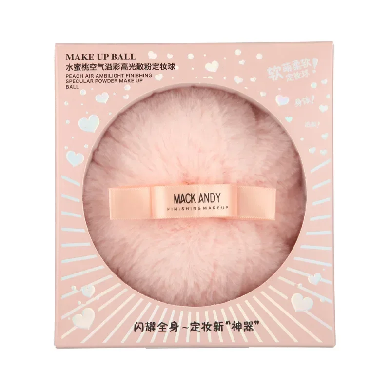 Cuerpo melocotón cosmético Puff Ball Kawaii herramientas de maquillaje resaltador Puff Asiento polvo suelto Puff Control de aceite configuración productos de maquillaje