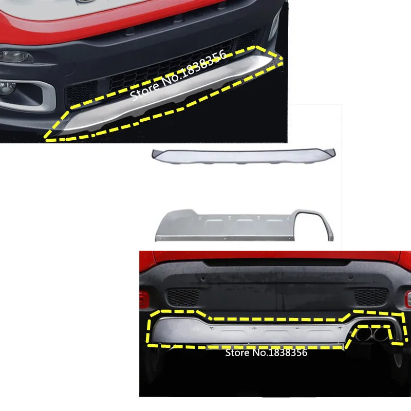 For Jeep Renegade 2017 2018 2019 2020 Stainless Steel Front Bumper Tailgate Pedal Strip Trim Plate Lamp Threshold