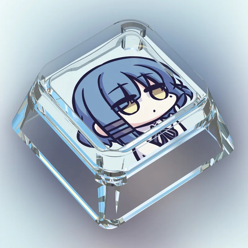 Bocchi The Rock Series Keycaps Diy Resin Pc Translucent Xda Height Keycaps Gotoh Hitori Yamada Ryo Anime Cute Keycap Single