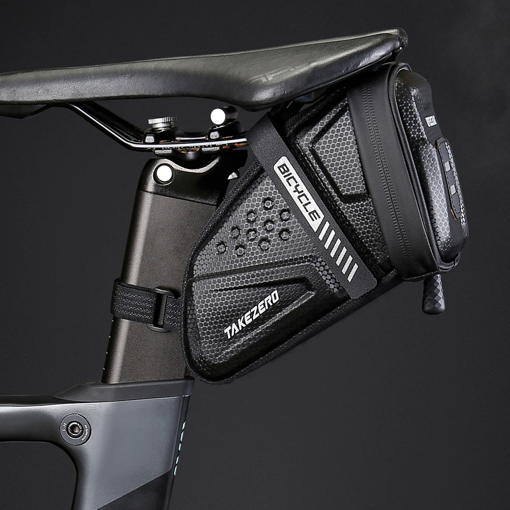 Bolsa para asiento de bicicleta de montaña, asientos traseros de bicicleta de gran capacidad, paquete de bolsillo, alforjas impermeables para bicicletas de montaña y carretera para ciclismo al aire libre