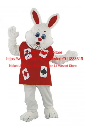 

High Quality EVA Material Helmet Cutest Rabbit Mascot Costume Unisex Cartoon Anime Cosplay Costume Party Adult Size 152