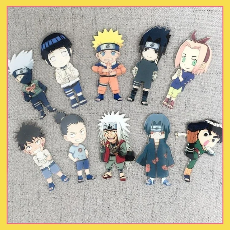 

New Naruto refrigerator with magnetic suction, anime character photo wall, message post, personalized creative decoration